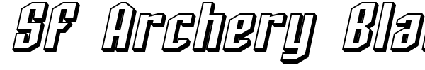 SF Archery Black font preview